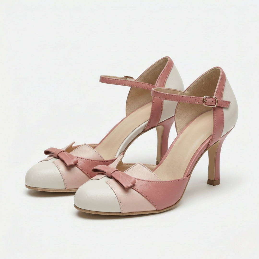 DOMINIQUE Bowtie Strap Heels