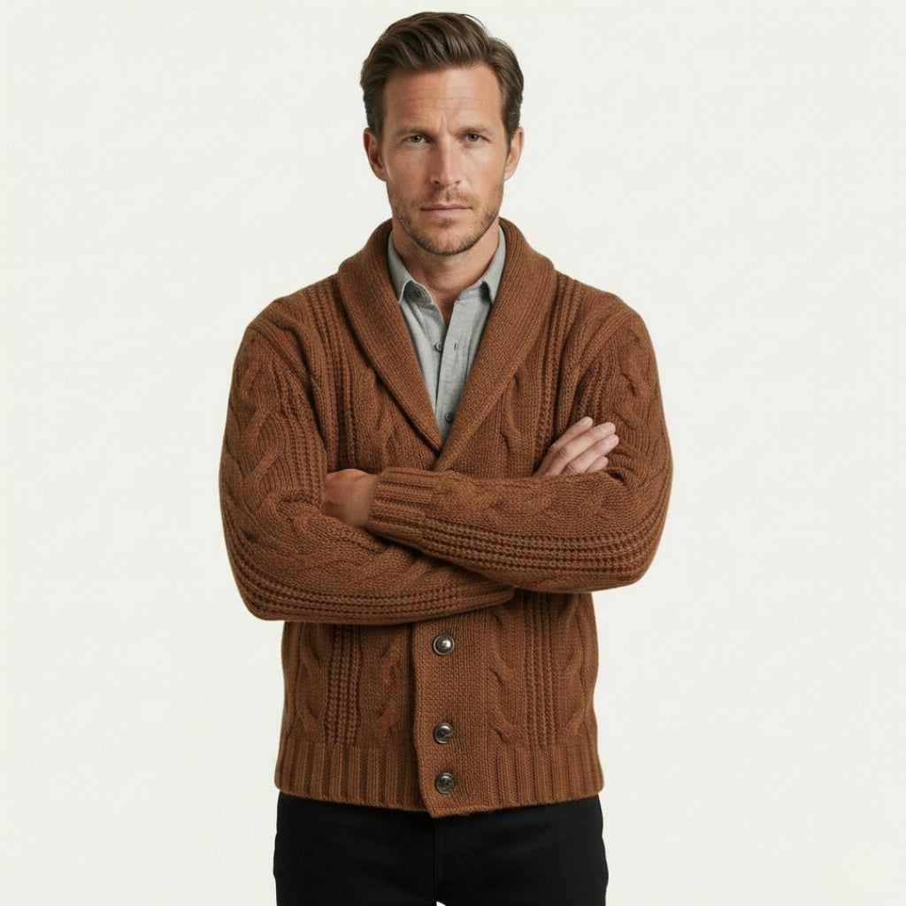 ARTHUR Knit V-Neck Cardigan