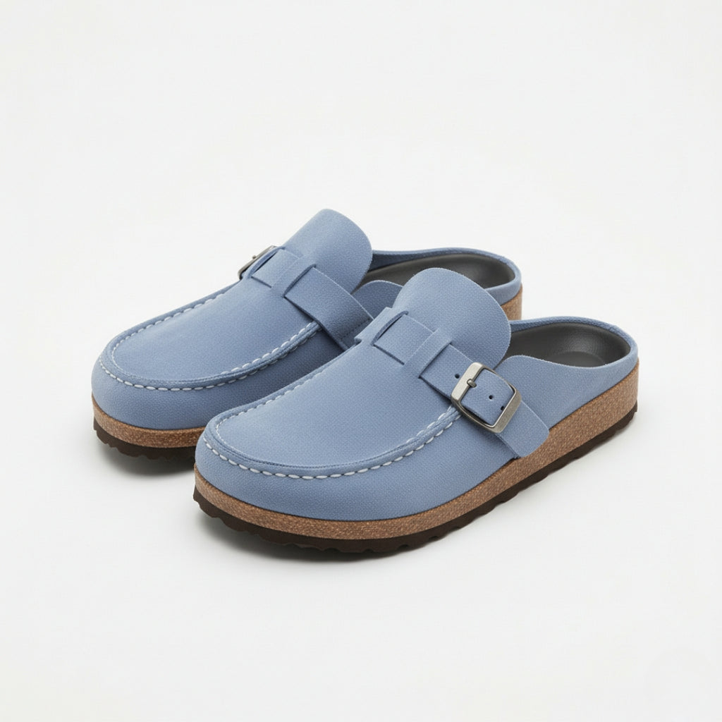 ESTHER Microfiber Leather Mules