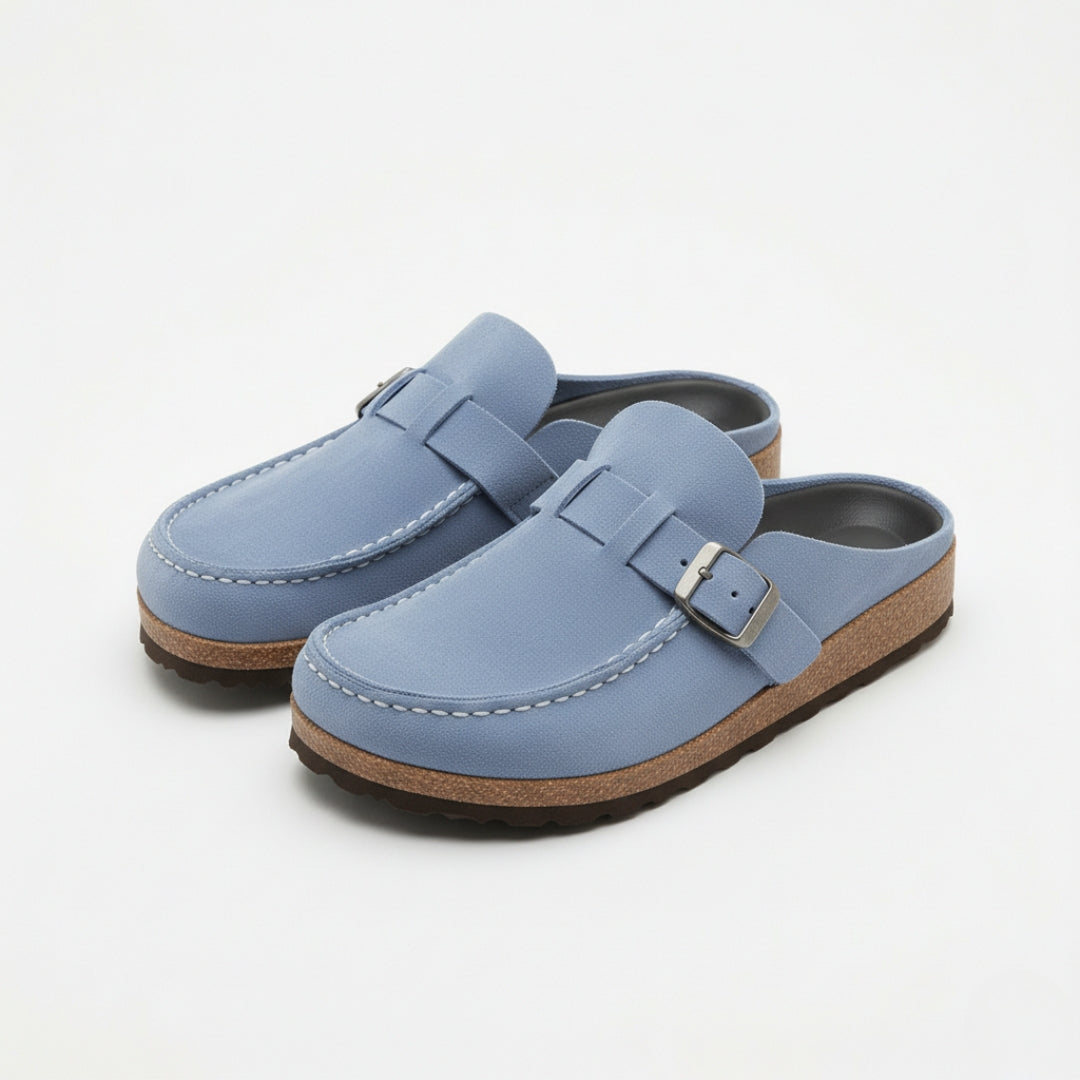 ESTHER Microfiber Leather Mules