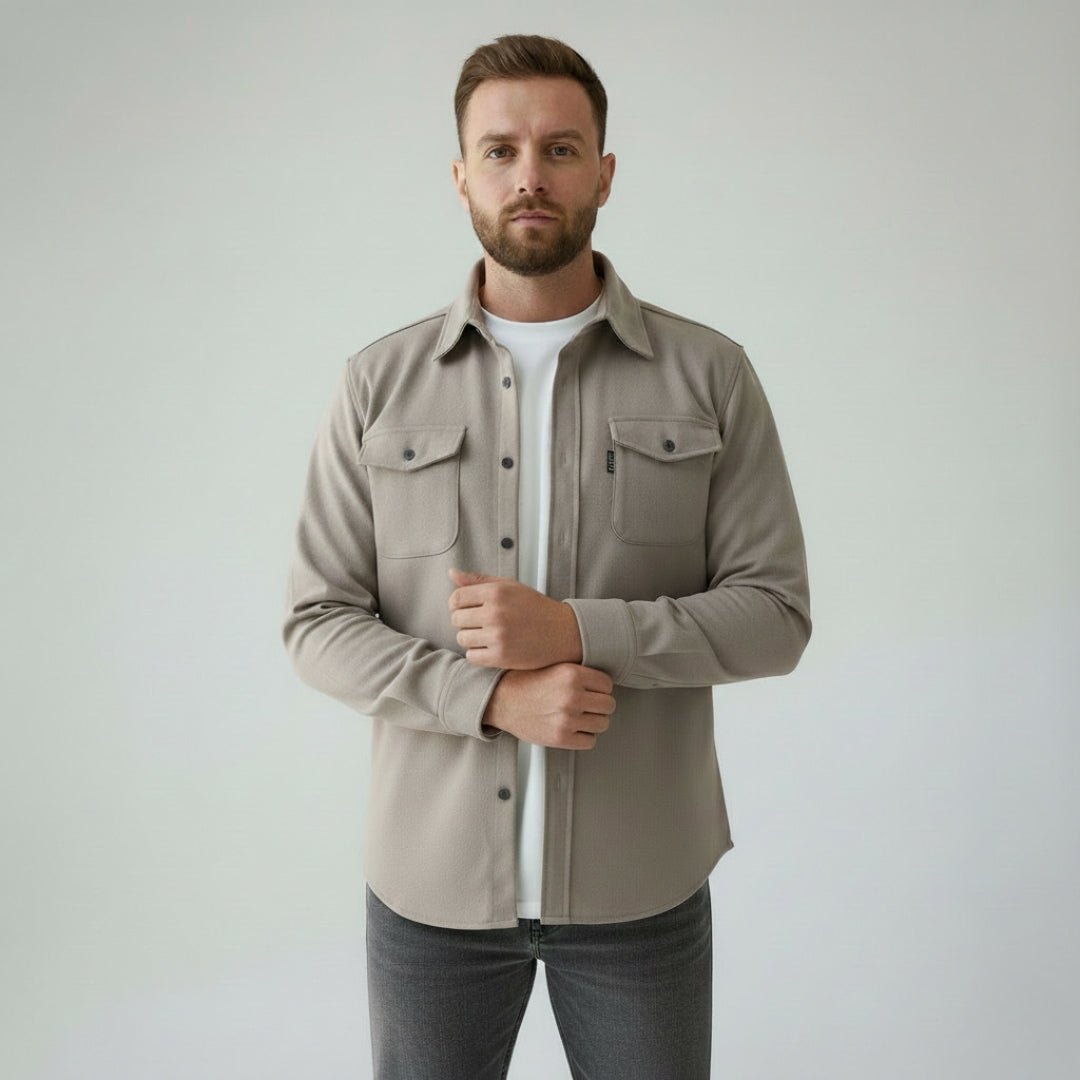 THEO Casual Cotton Blend Shirt