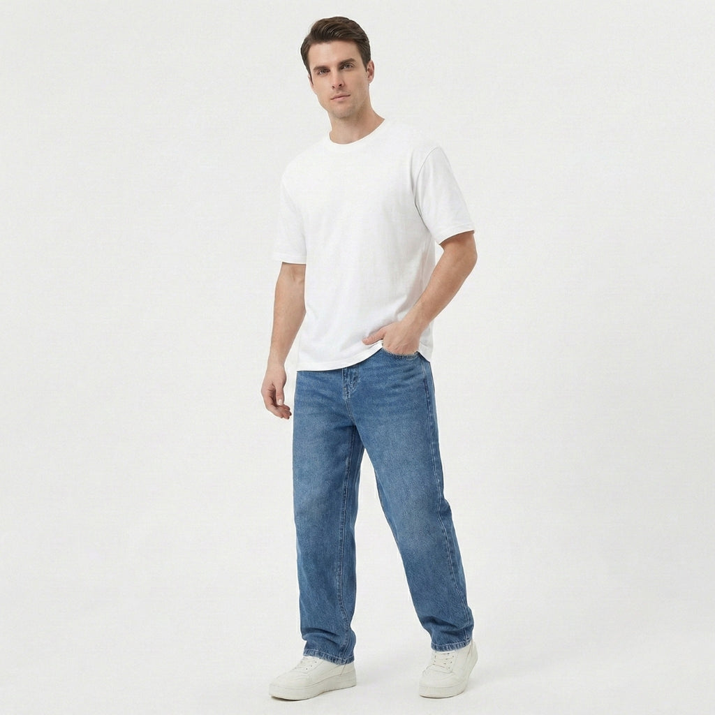ETHAN Wide Leg Loose Jeans
