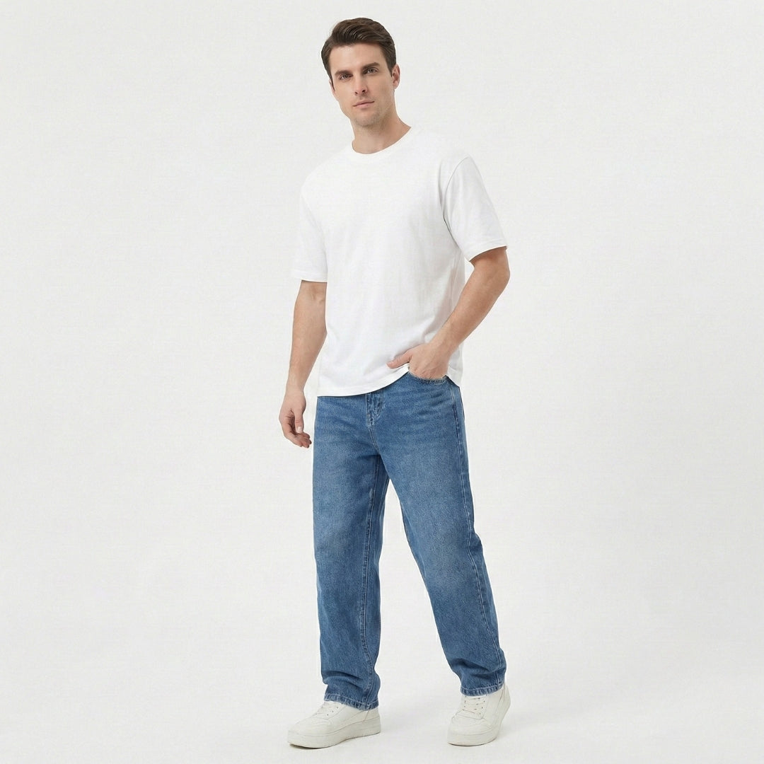 ETHAN Wide Leg Loose Jeans
