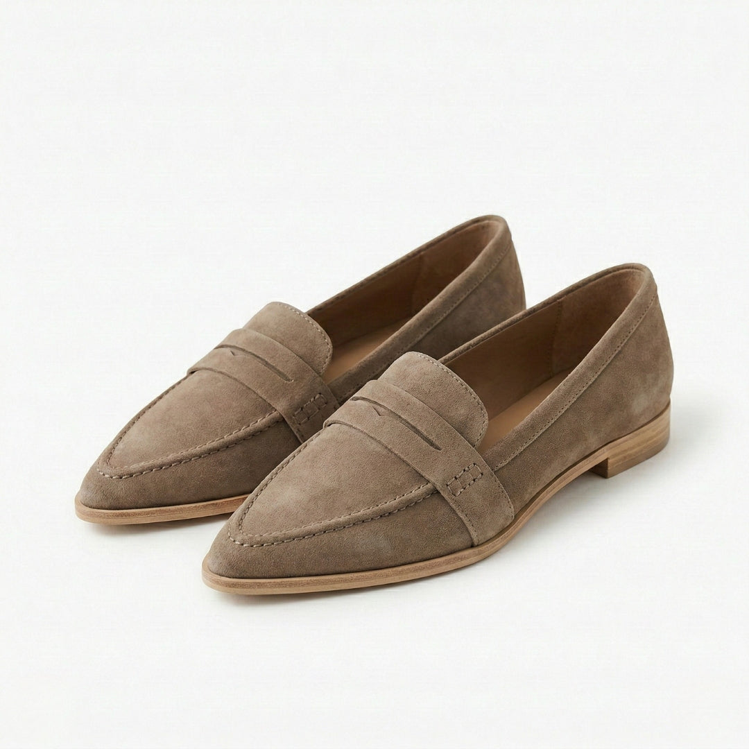 SELENA Pointed Toe Loafers