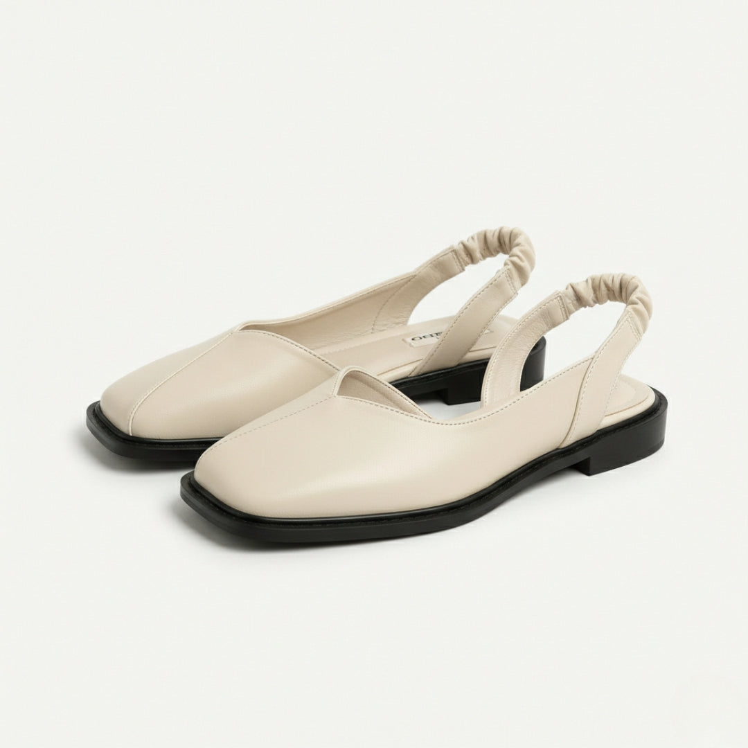 LEA Square Toe Flats