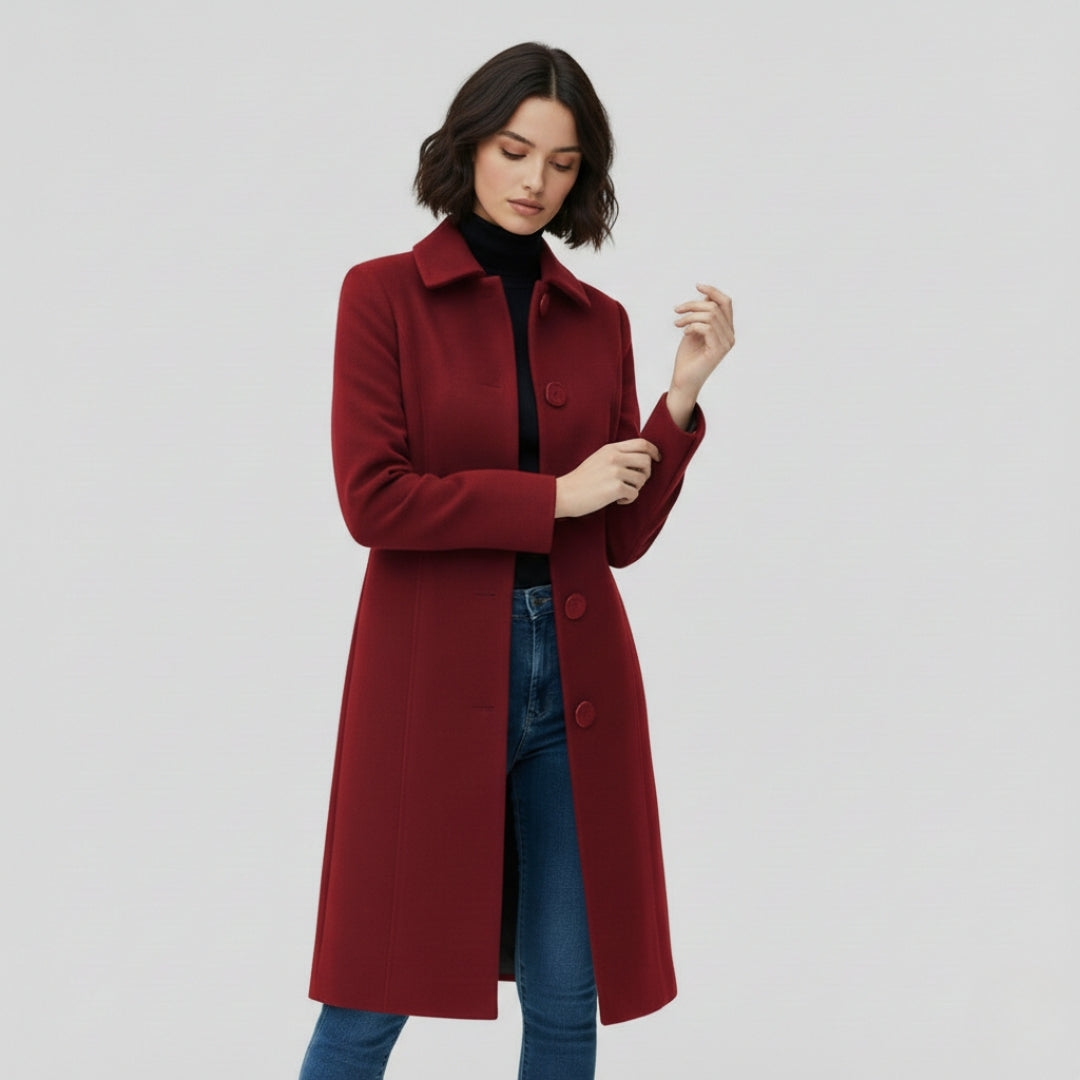 CHLOE Long Single-Breasted Coat