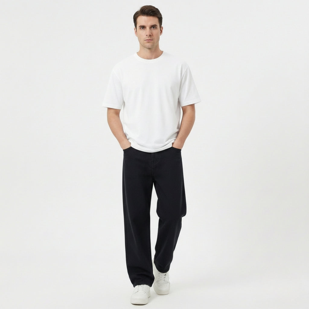 ETHAN Wide Leg Loose Jeans