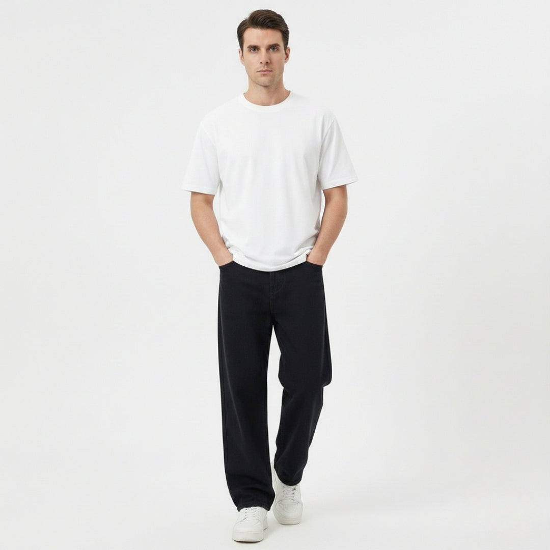 ETHAN Wide Leg Loose Jeans