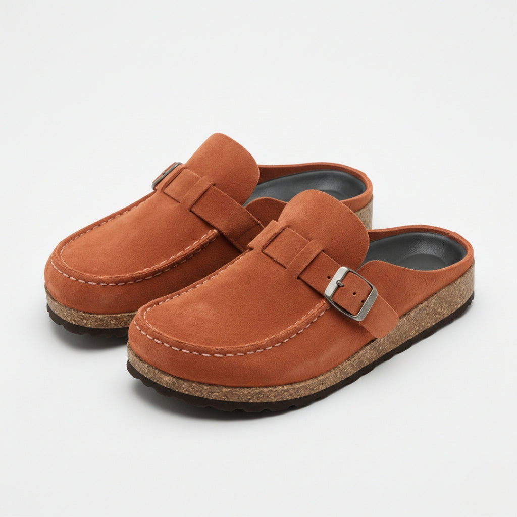 ESTHER Microfiber Leather Mules