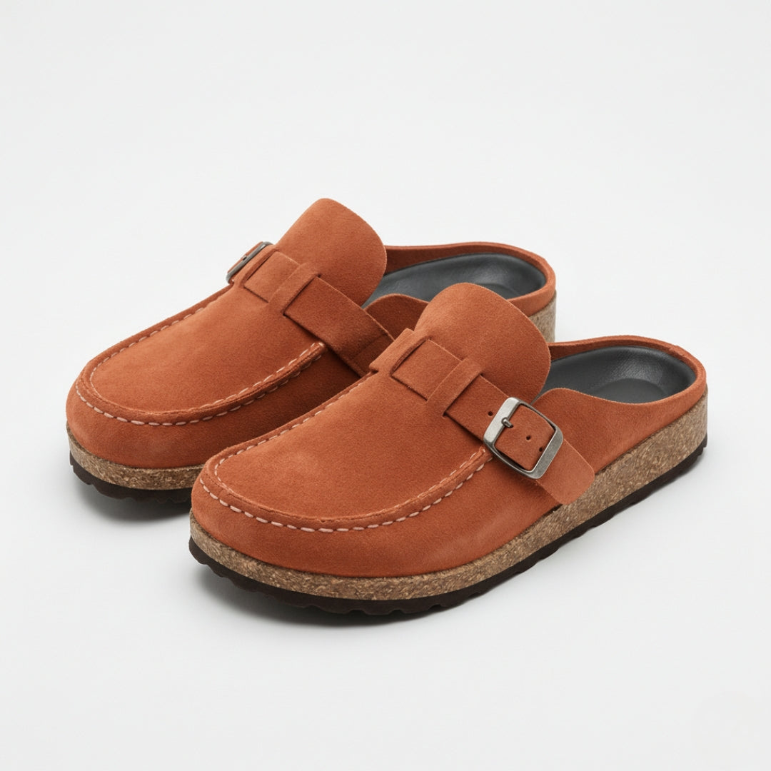 ESTHER Microfiber Leather Mules