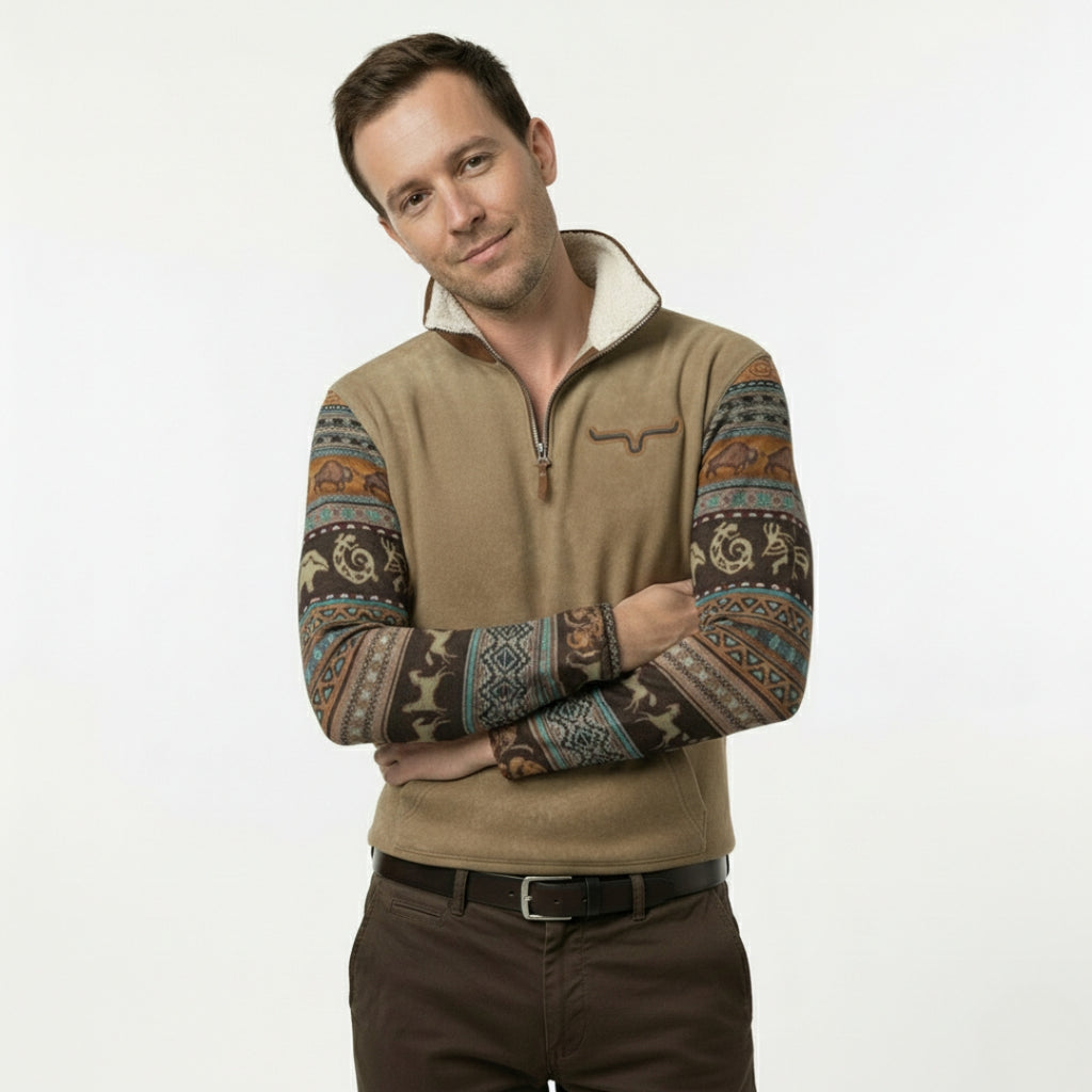 BRUCE Quarter-Zip Fleece Pullover