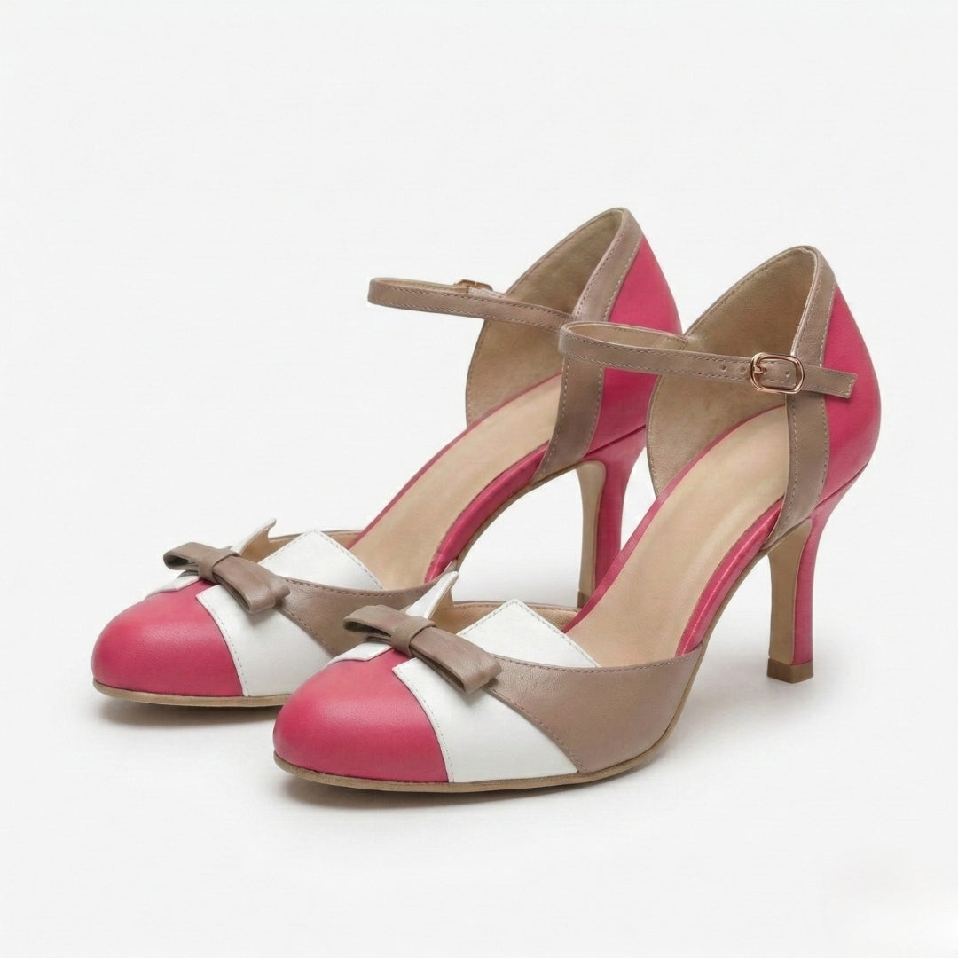 DOMINIQUE Bowtie Strap Heels