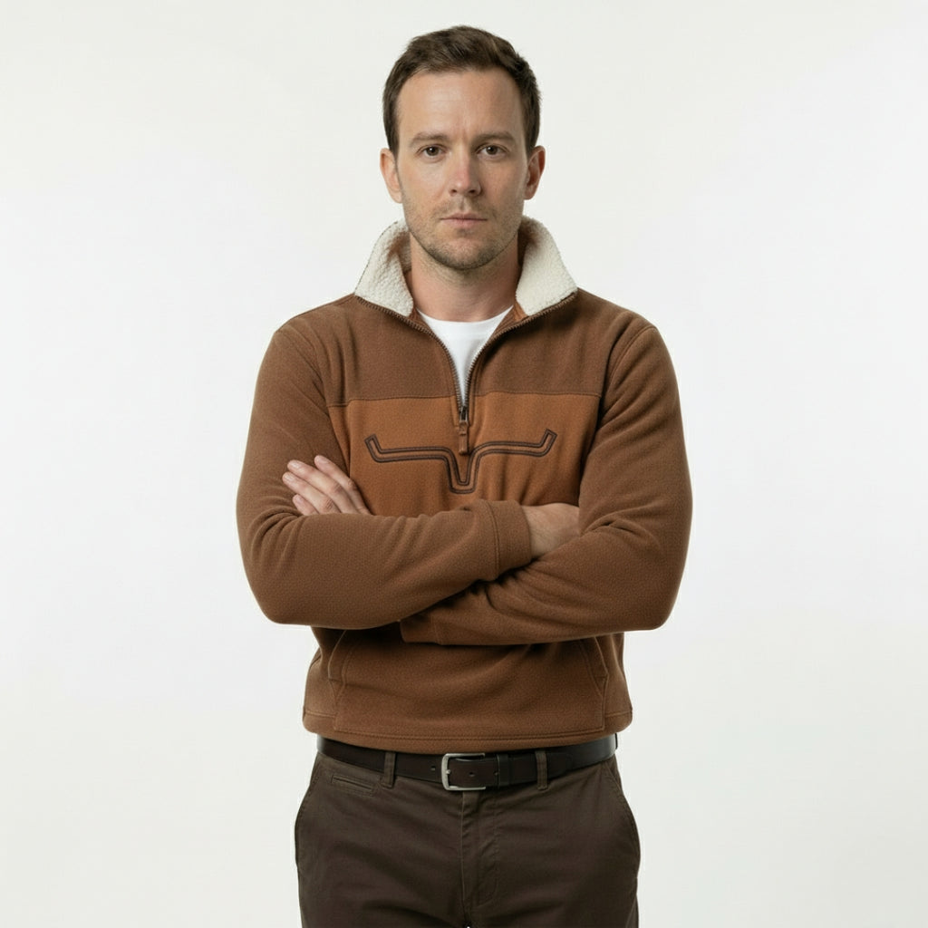 BRUCE Quarter-Zip Fleece Pullover