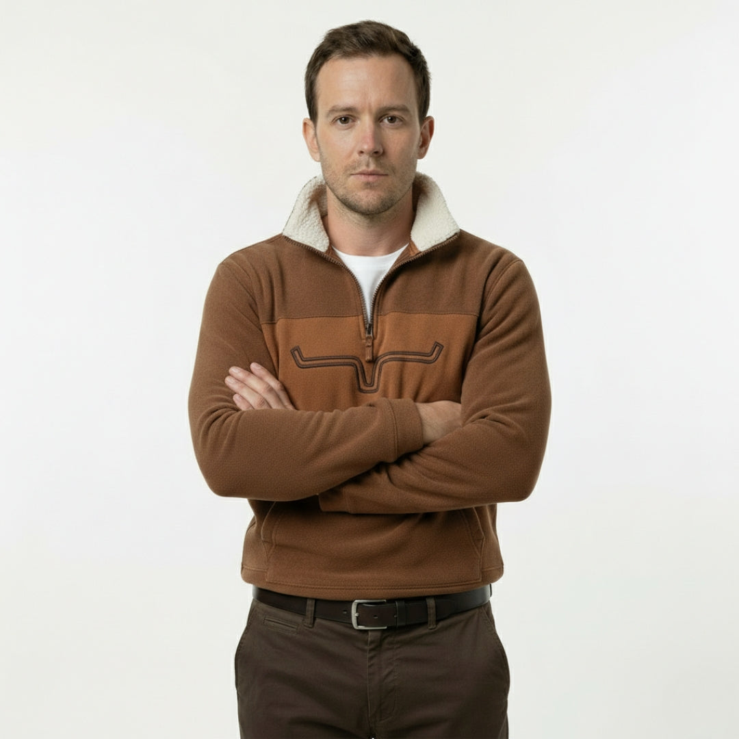 BRUCE Quarter-Zip Fleece Pullover