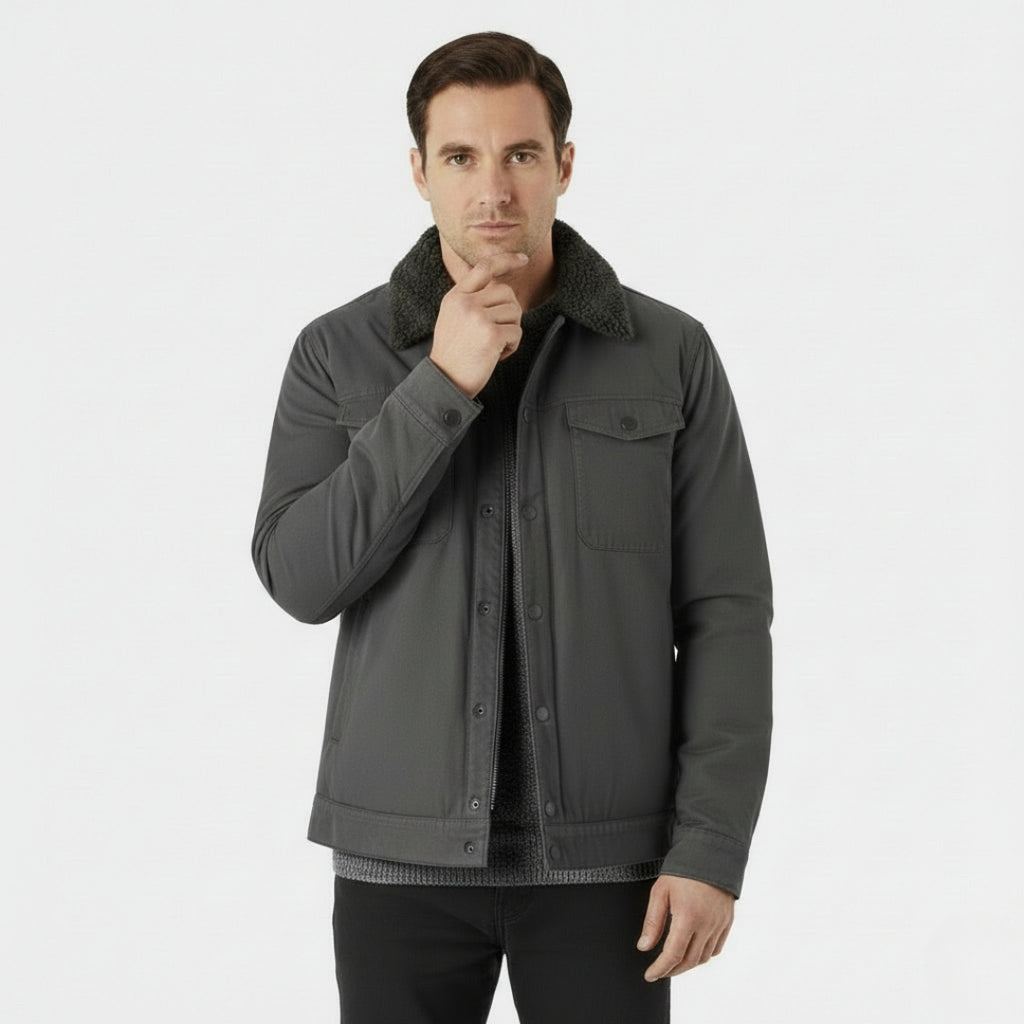 ARTHUR Wool Blend Lined Pocket Jacket