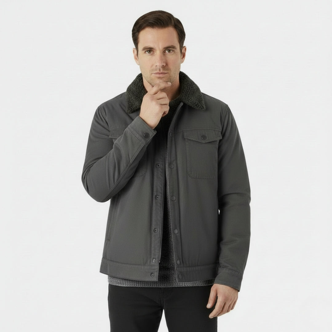 ARTHUR Wool Blend Lined Pocket Jacket