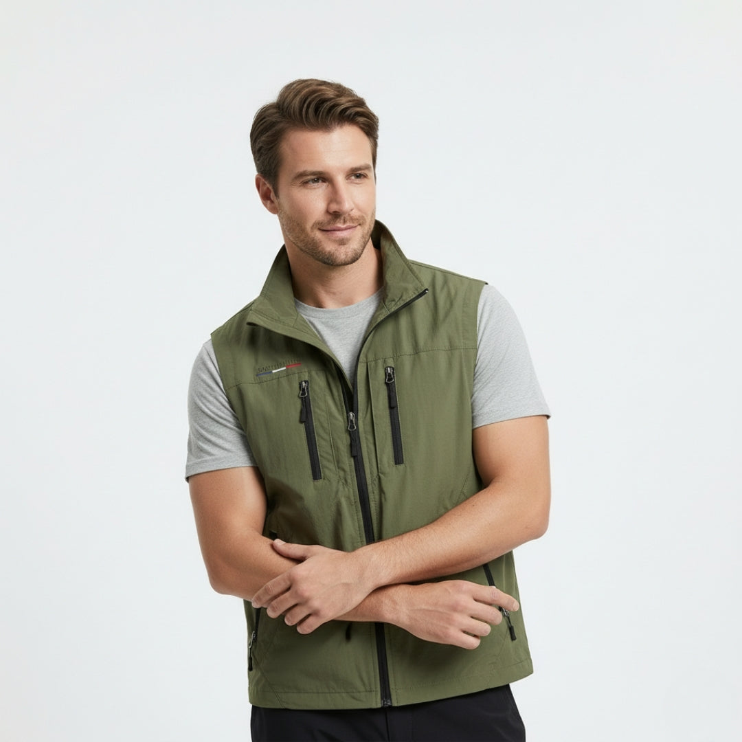 DANIEL Multi-Pocket Mesh Vest
