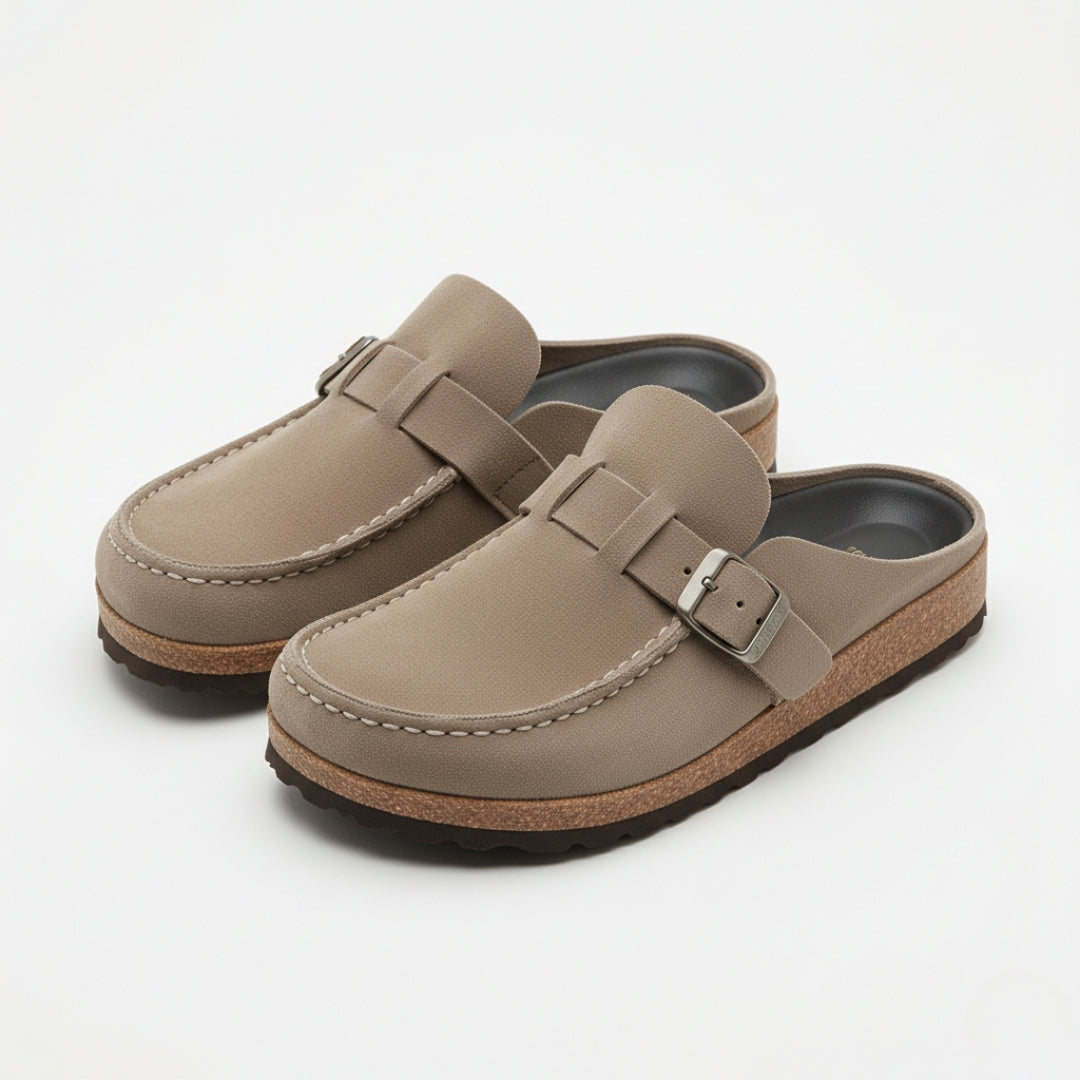 ESTHER Microfiber Leather Mules