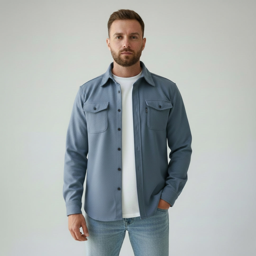 THEO Casual Cotton Blend Shirt