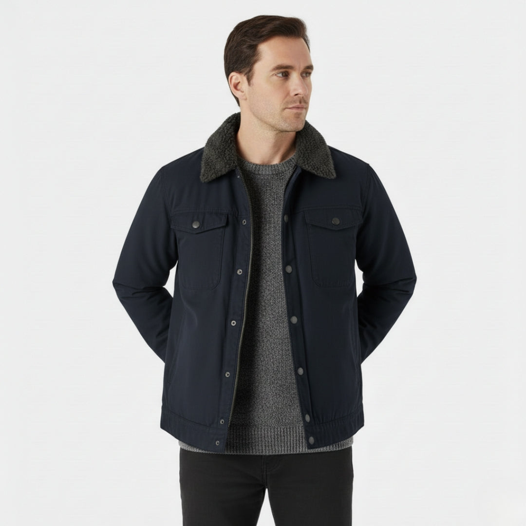ARTHUR Wool Blend Lined Pocket Jacket