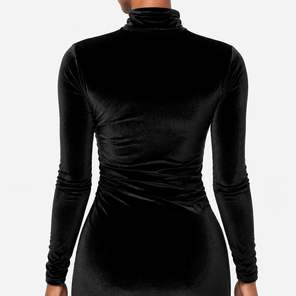 ADELINA Cutout Structured Midi Dress