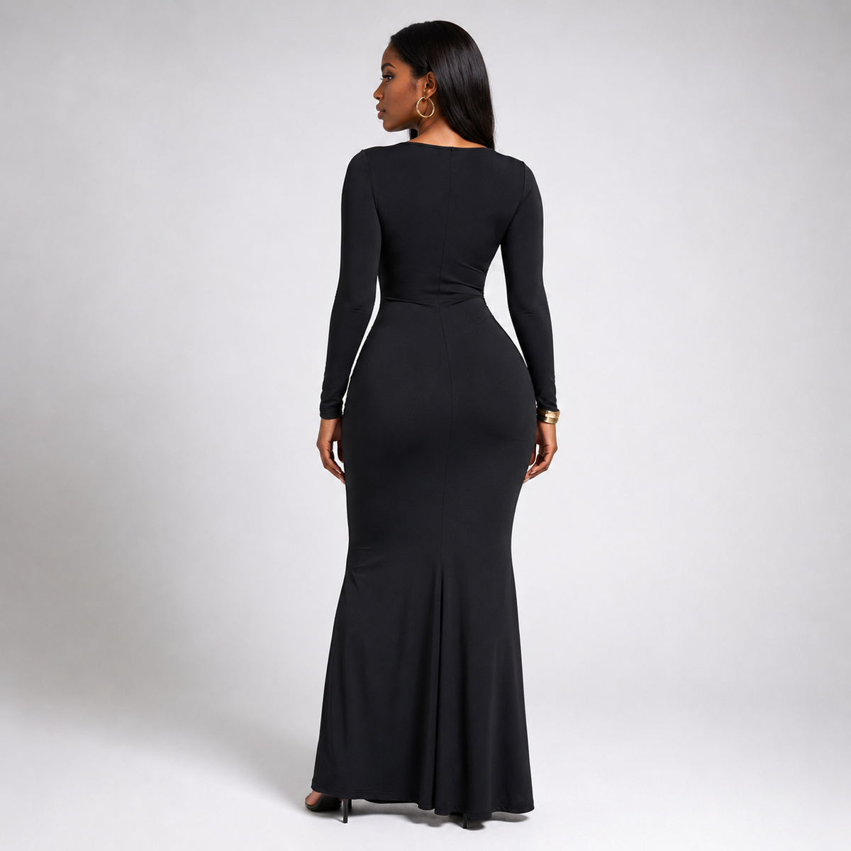 long dress with long sleeves Hotexy Women's Sleeve Maxi Cotton Square Neck Casual Slim Solid Fall Winter Flowy Dresses Pockets,A Army Green,X-Small at Amazon Women's Clothing store The silhouette creates a balanced shape through the bodice and softly widens through the skirt for comfortable movement Raspberry & Fuchsia Pink Long