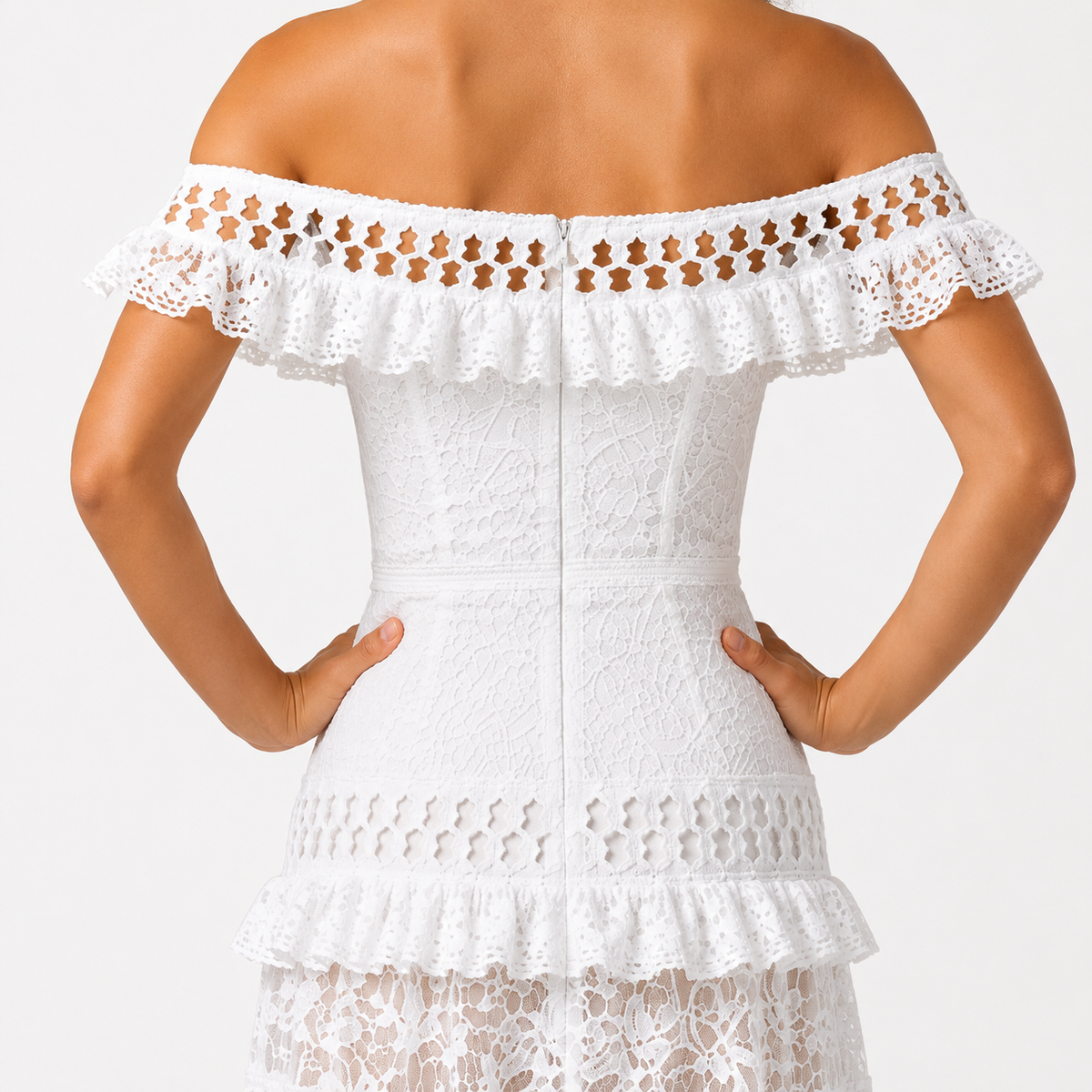 ALTHEA Split Neck Maxi Dress