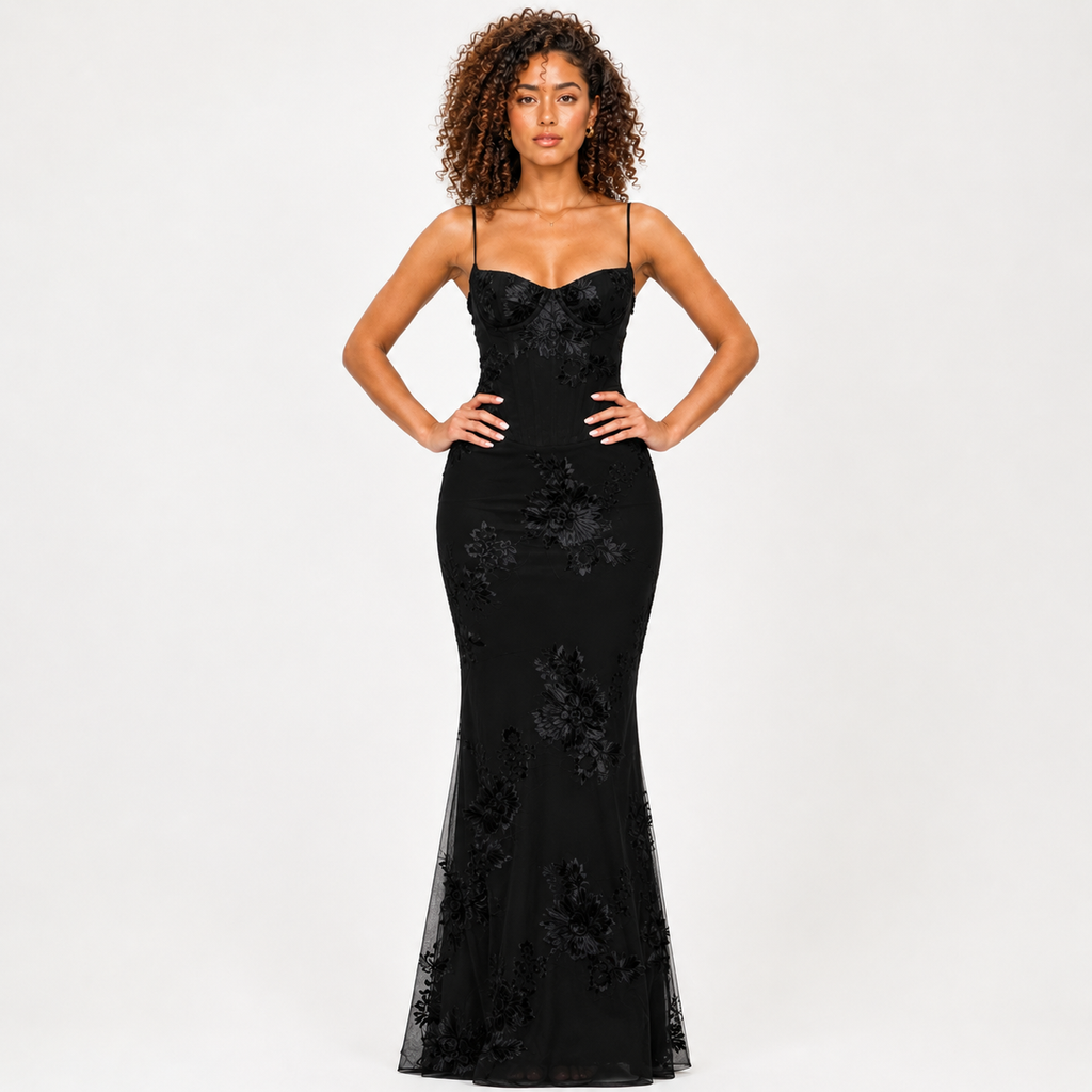 ANASTASIA Floral Mermaid Maxi Dress