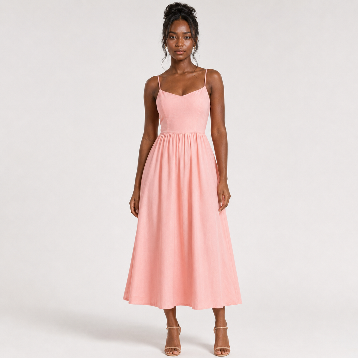 AURELIA A-Line Fluid Midi Dress