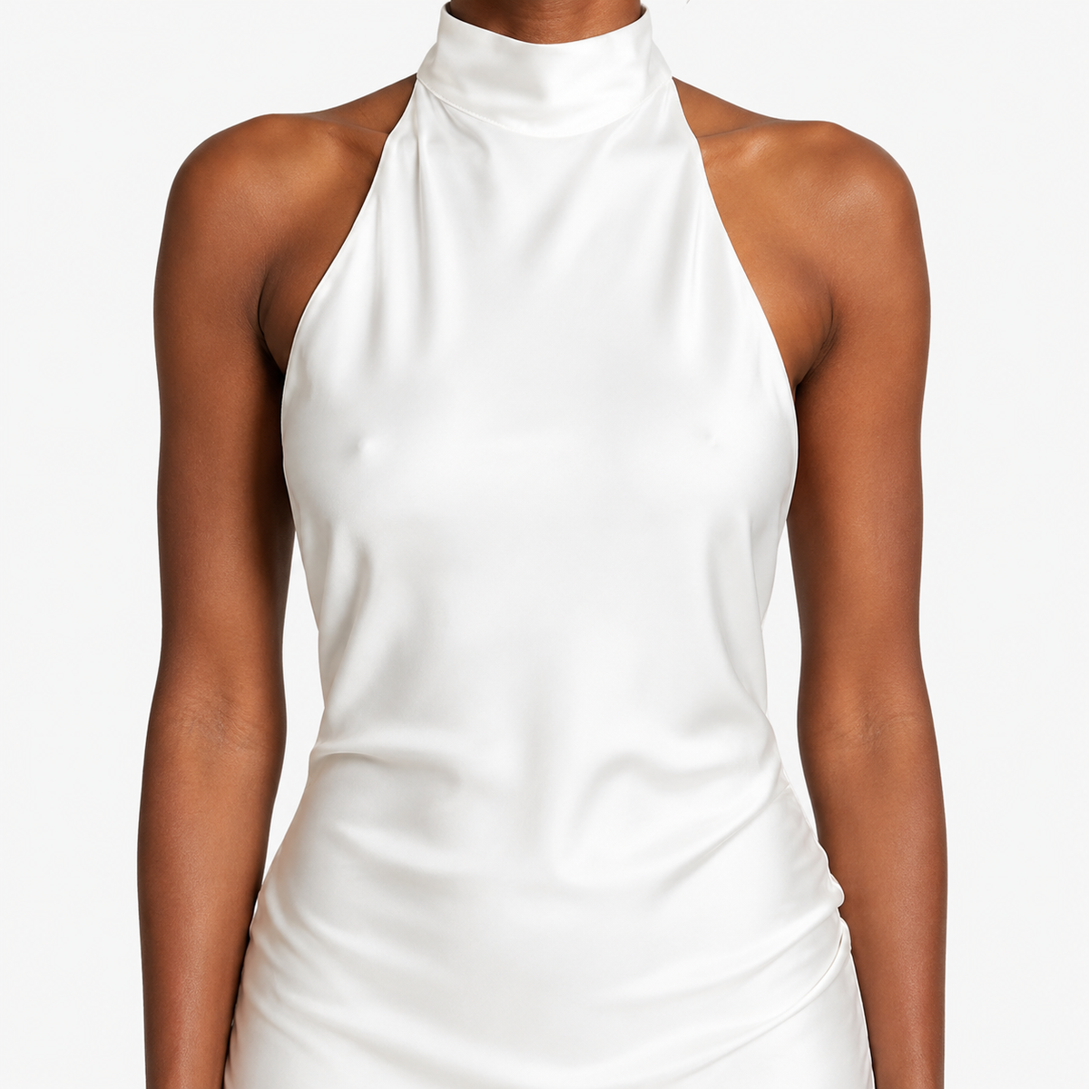 AZELINE Backless Halter Mermaid Gown