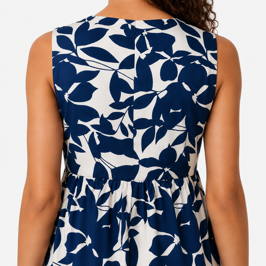 BELLADONNA Ruffle Fluid A-Line Dress
