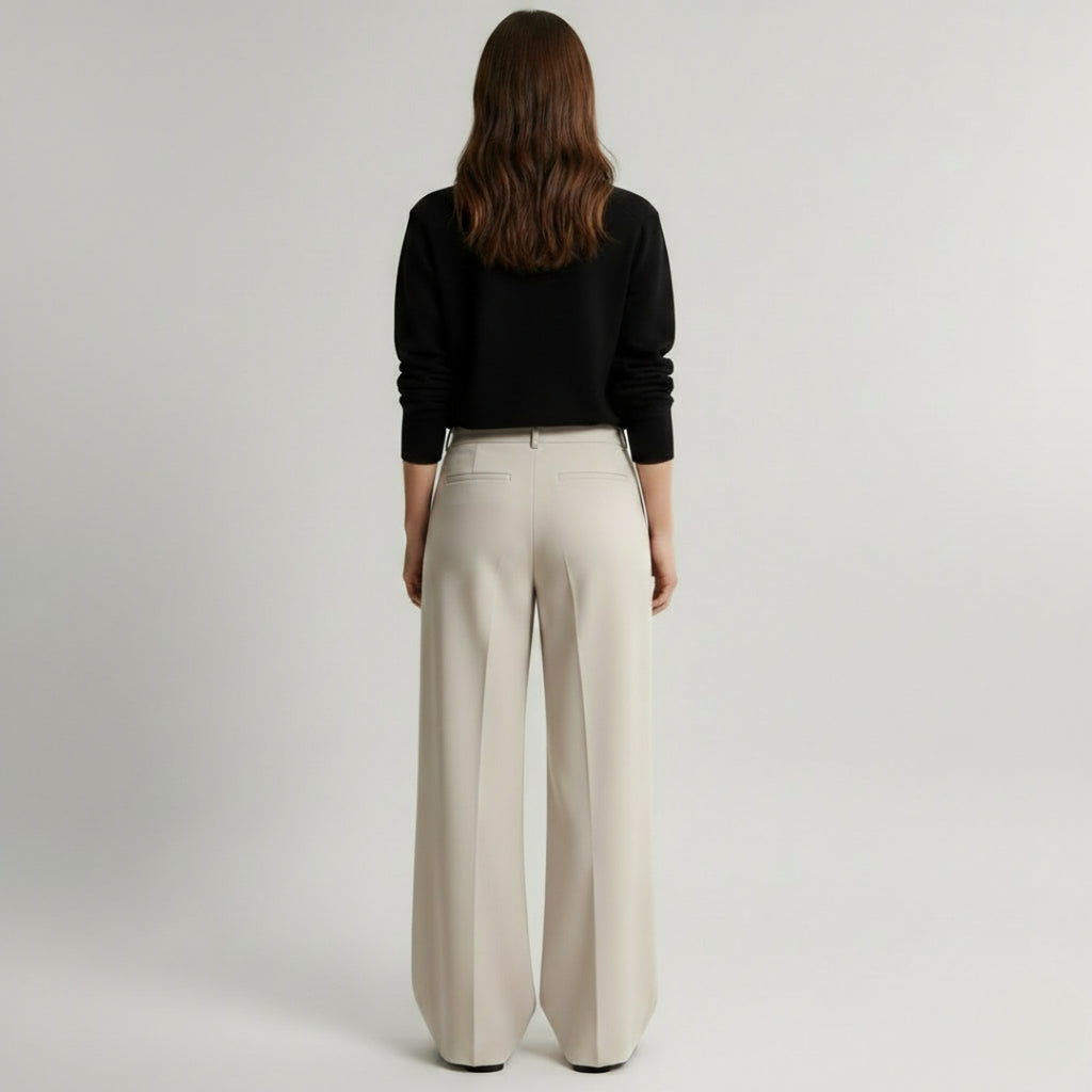 CAMILLE High Waist Wide Leg Pant