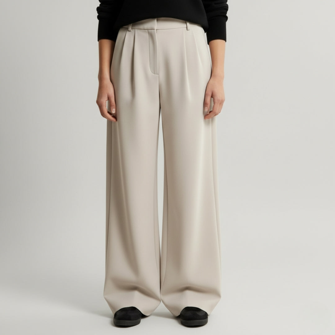 CAMILLE High Waist Wide Leg Pant