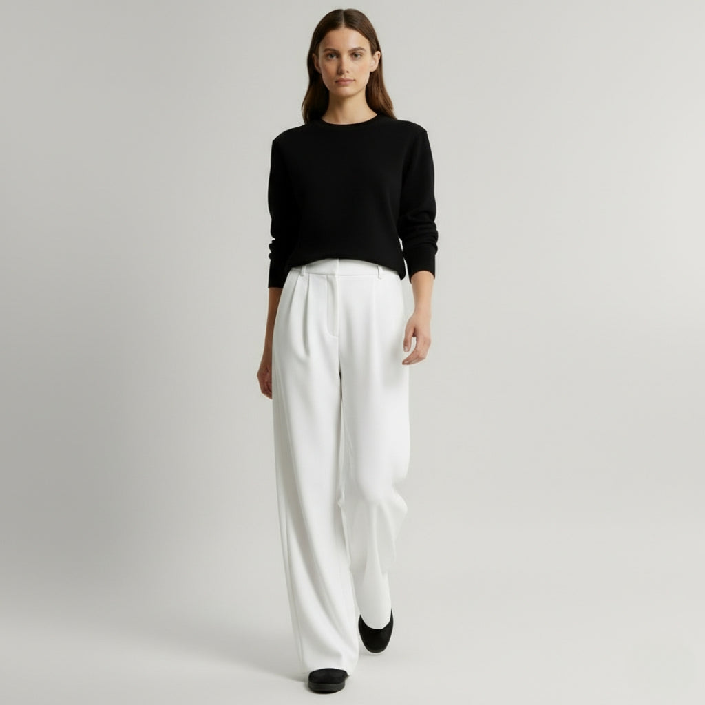 CAMILLE High Waist Wide Leg Pant