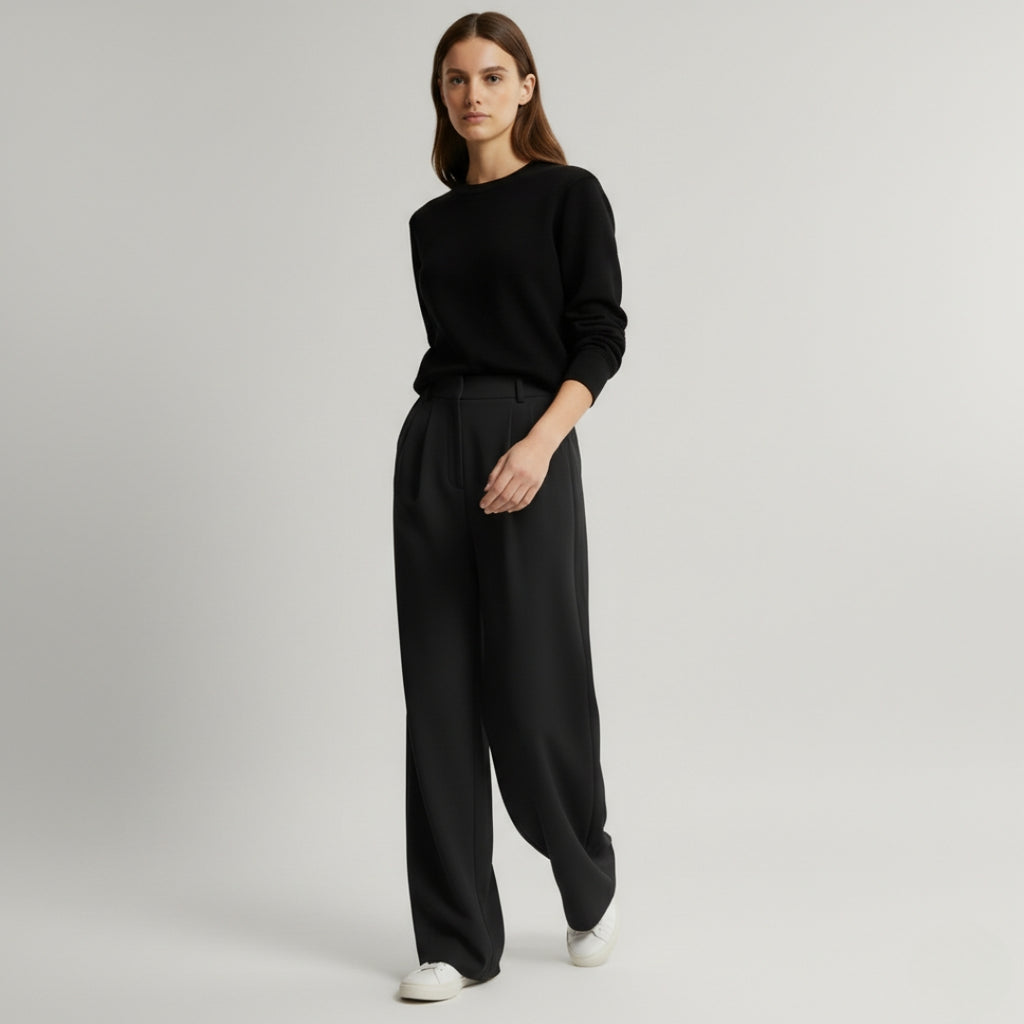 CAMILLE High Waist Wide Leg Pant
