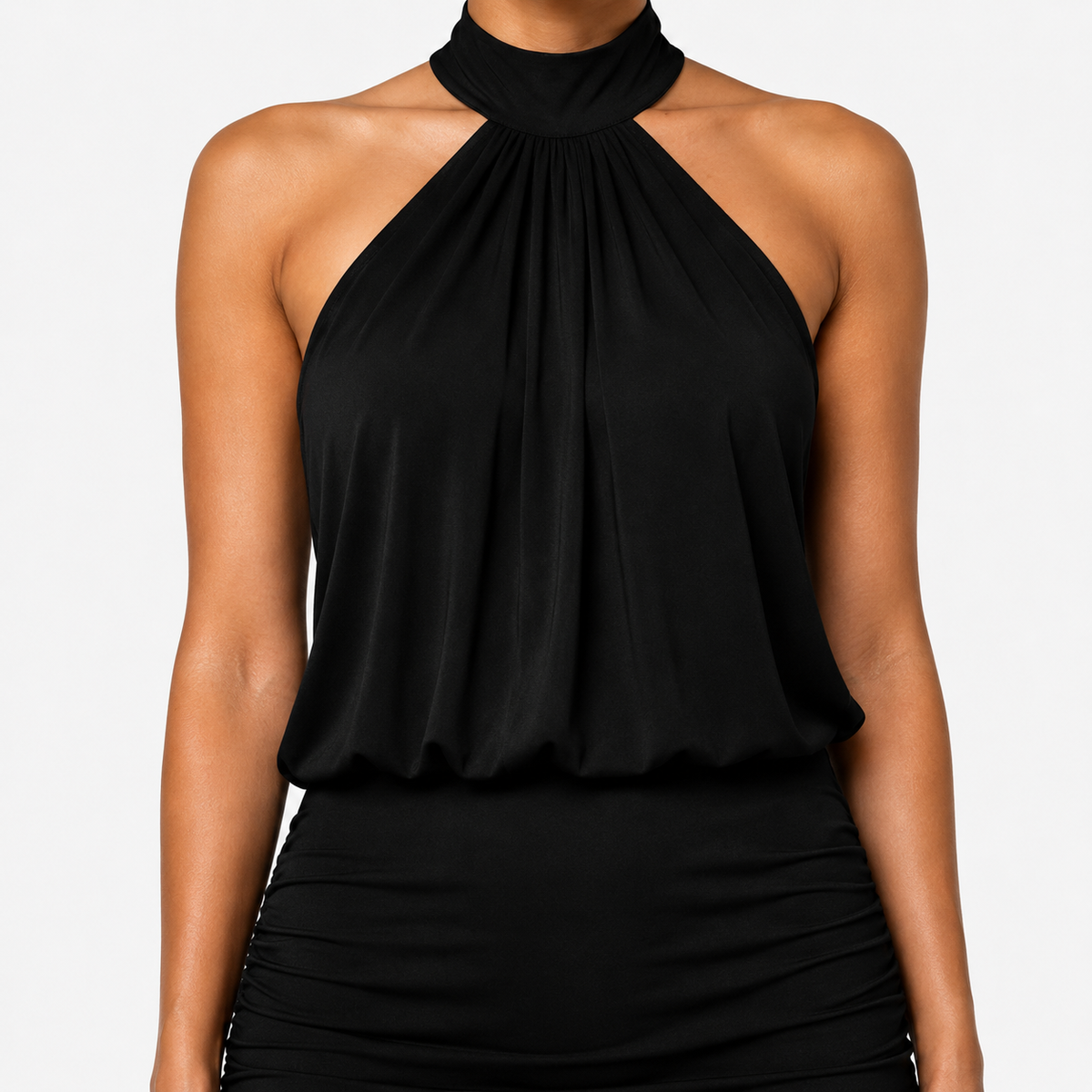 VALENTINA Backless Stretch-Comfort Mini Dress