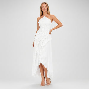 CELESTE V-Neck Smooth Maxi Dress