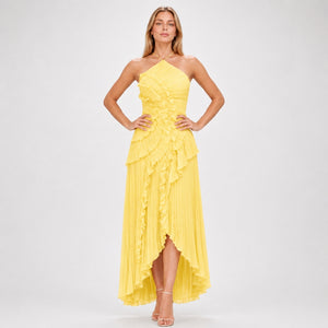 CELESTE V-Neck Smooth Maxi Dress