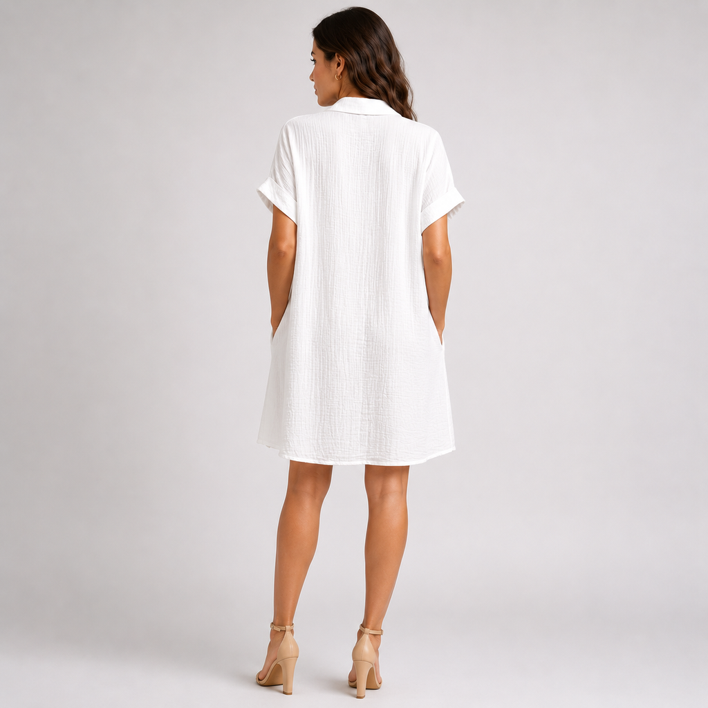 CELINE V-Neck Lightweight Knee-Length