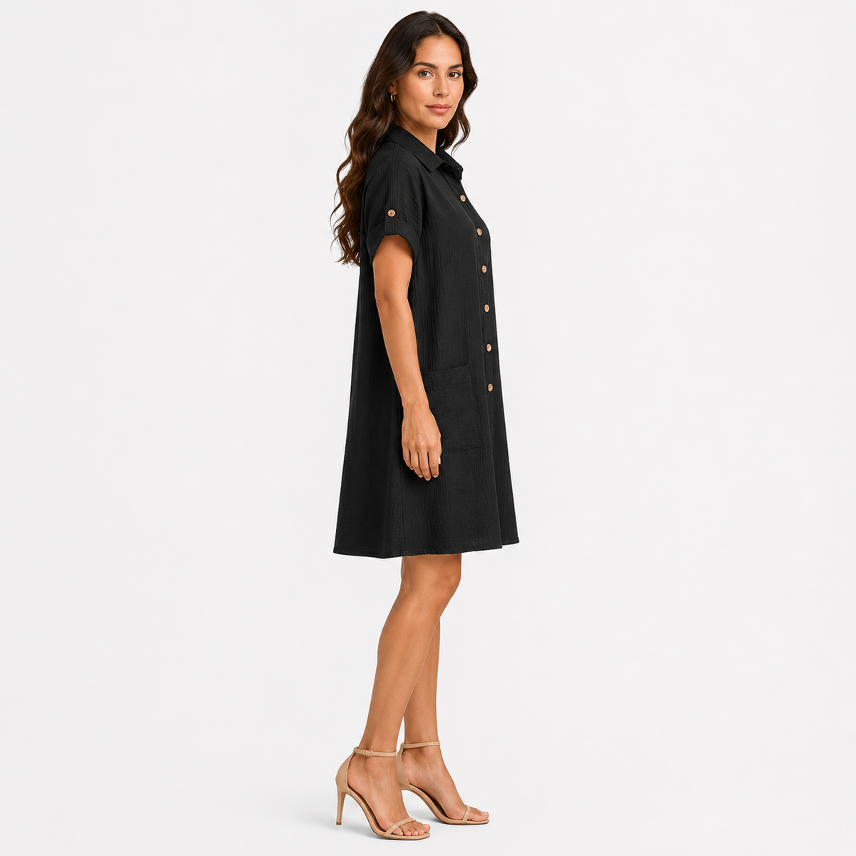 CELINE V-Neck Lightweight Knee-Length