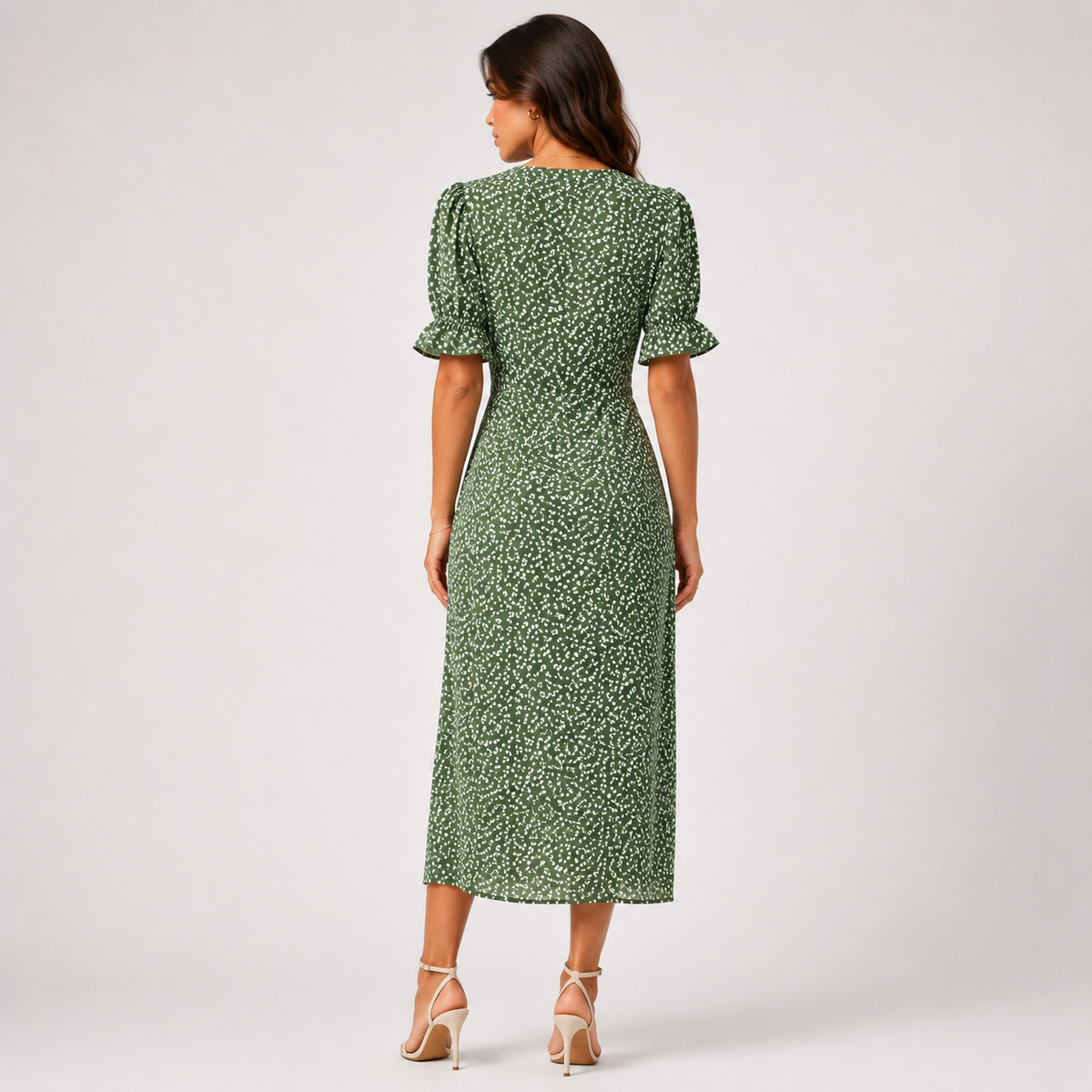 COLETTE Wrap Floral Midi Dress