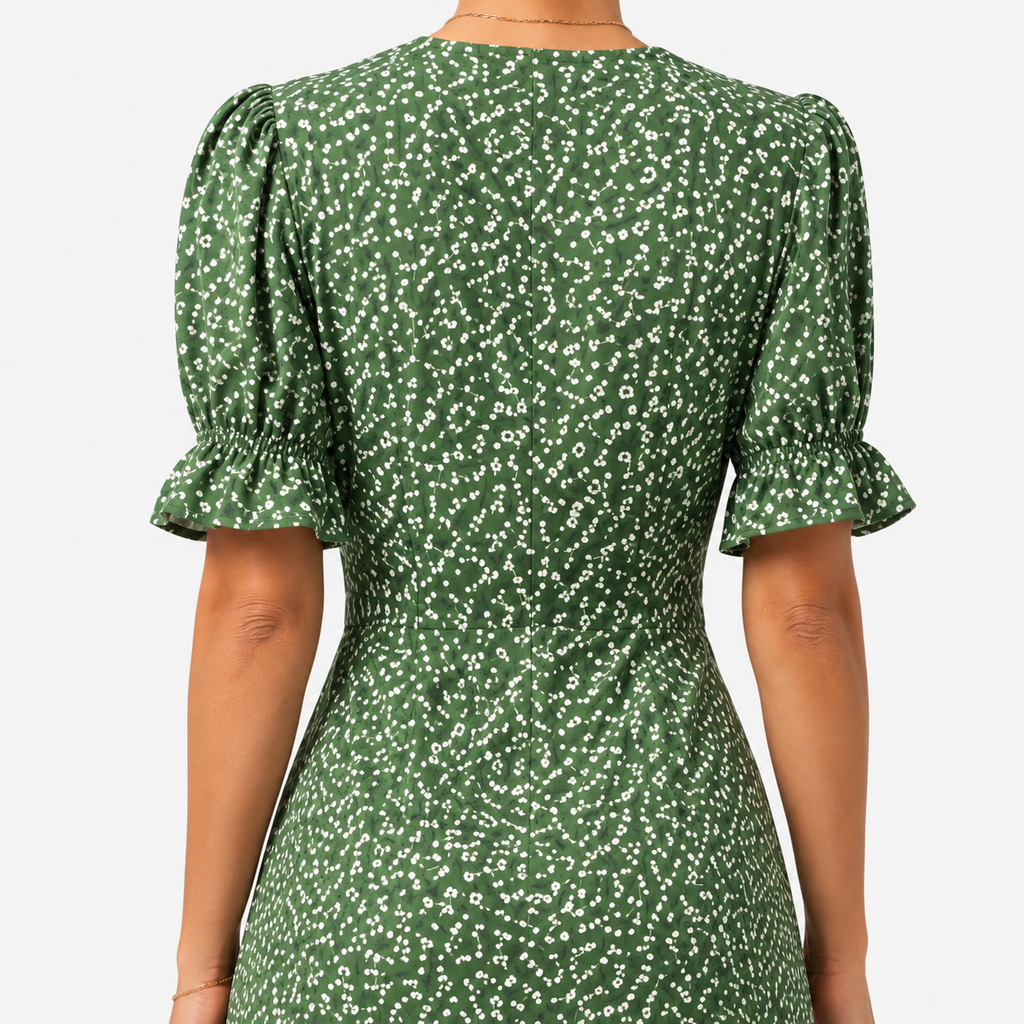 COLETTE Wrap Floral Midi Dress