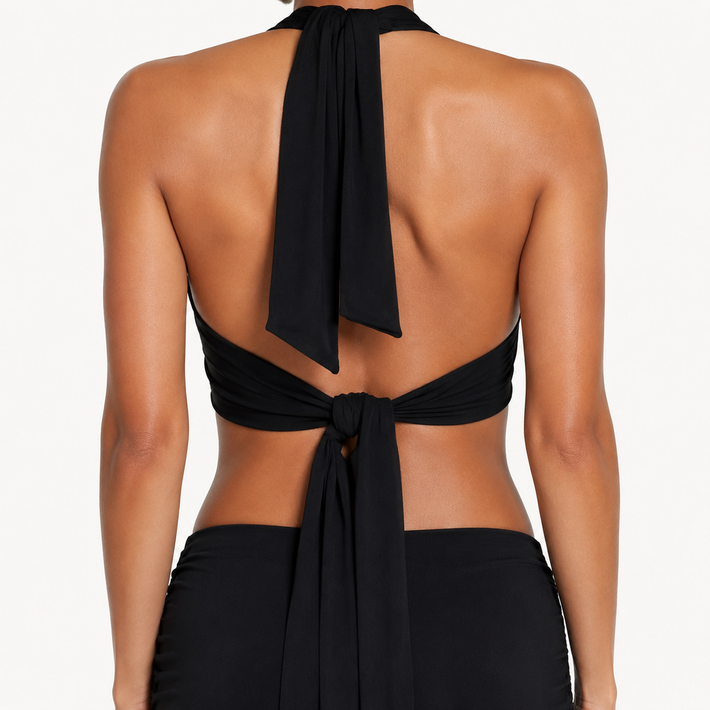 CORDELIA Halter Maxi Dress