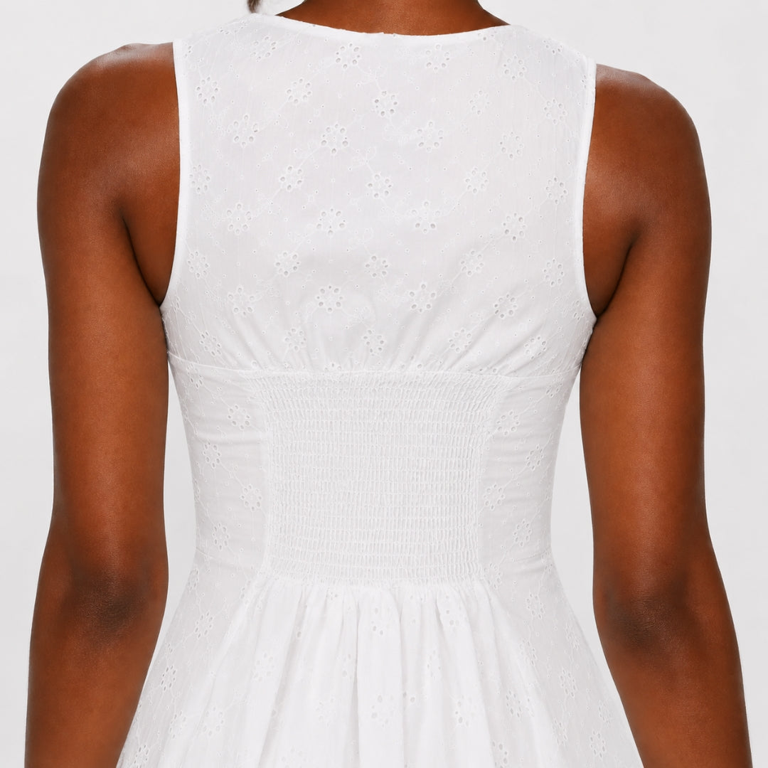 COSETTE Backless Lace Mini Dress