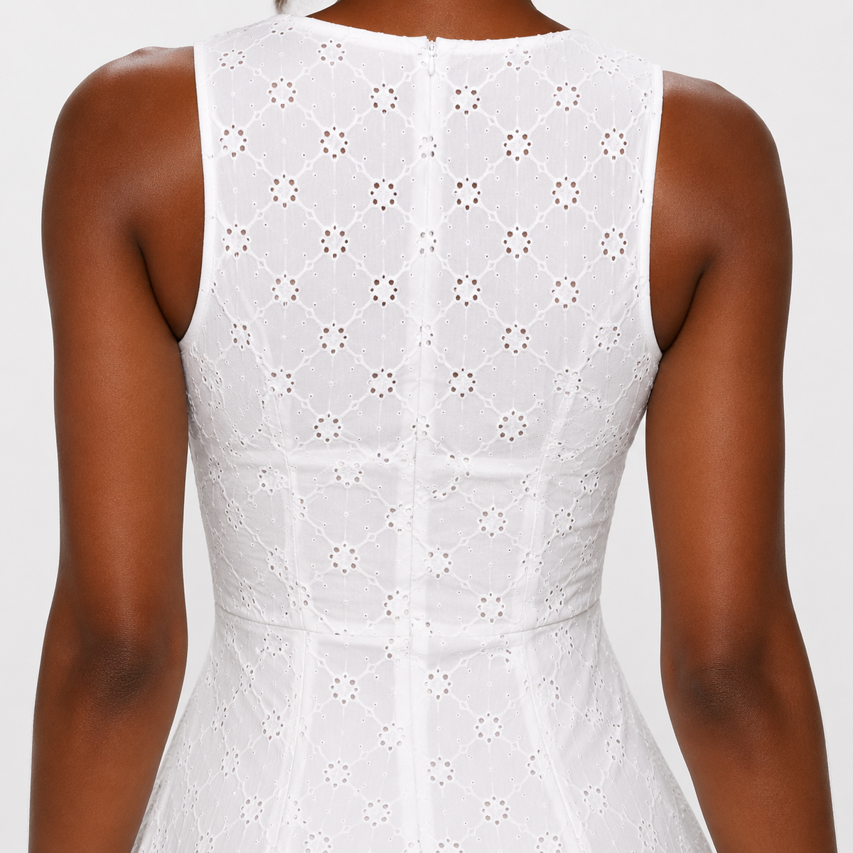 COSETTE Backless Lace Mini Dress