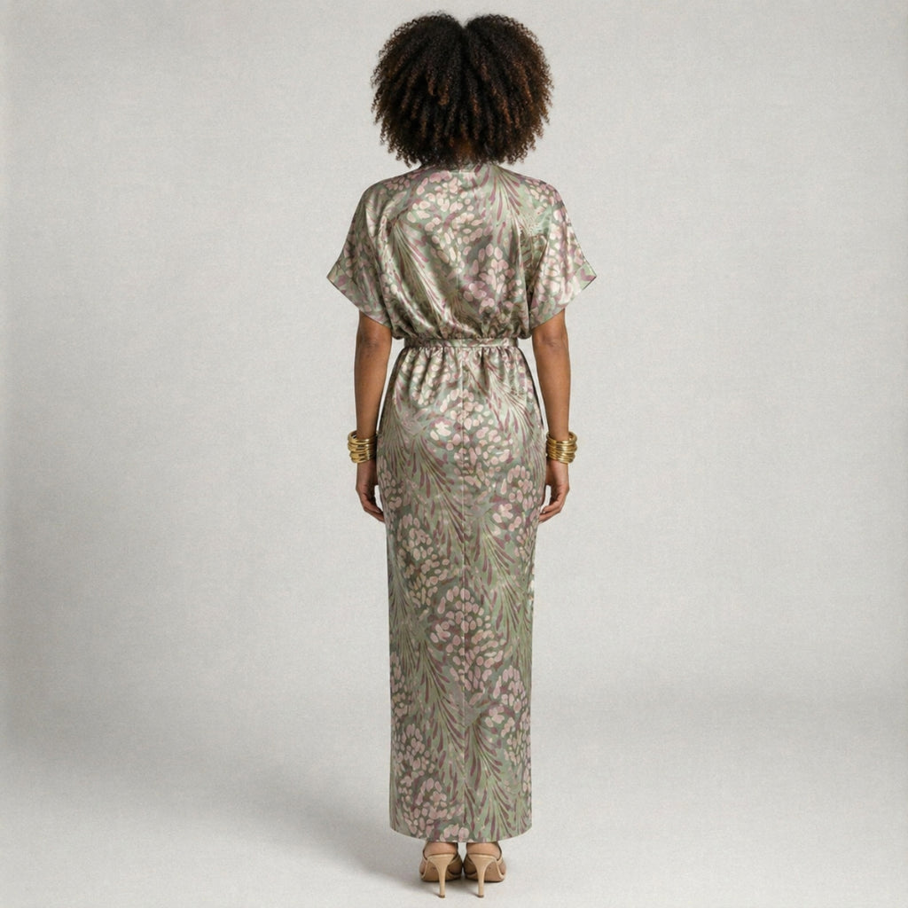 DOMENICA Printed A-Line Dress