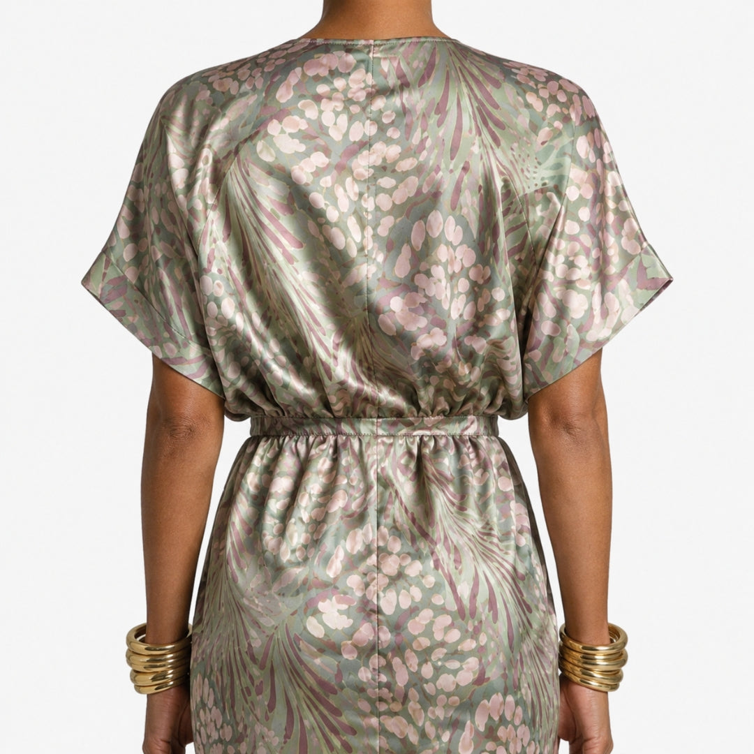 DOMENICA Printed A-Line Dress