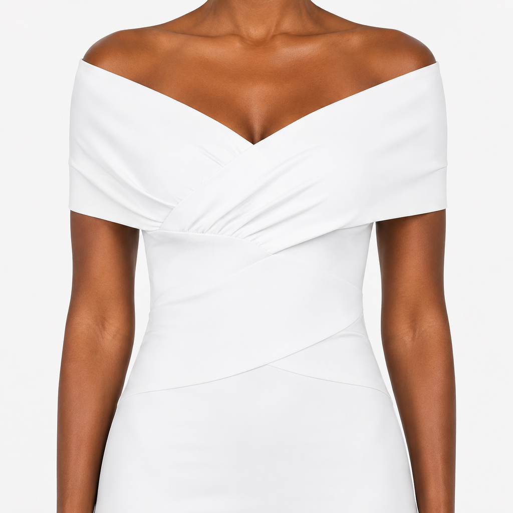 ELARA Off-Shoulder Bandage Mini Dress