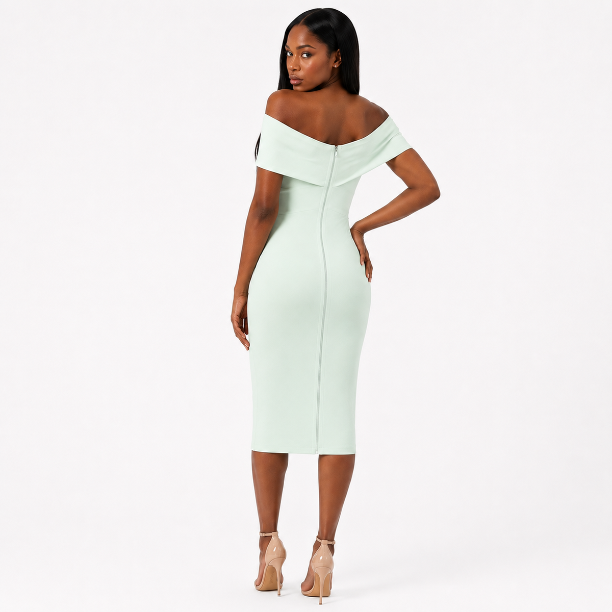 ELARA Off-Shoulder Bandage Mini Dress