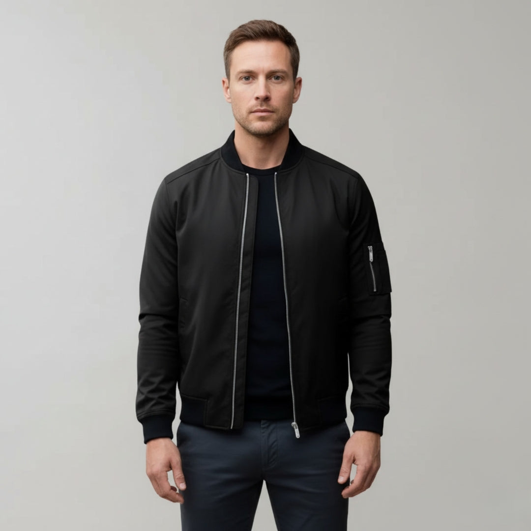 ELIO Cotton Zip-Up Bomber